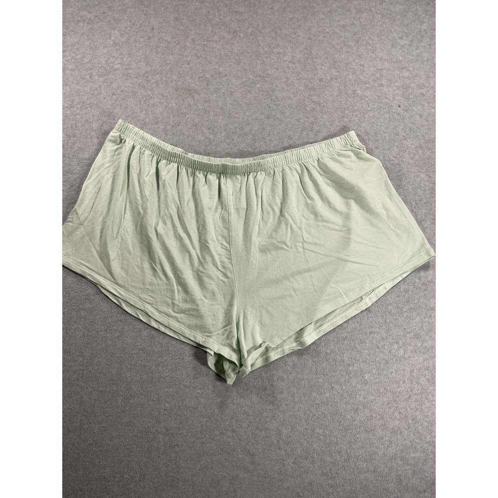 Athleta Nighttime Bliss Sleep Shorts XL Sage Green Tencel Pajama Bottoms 2395